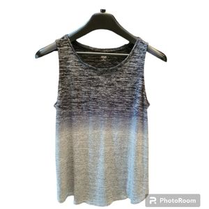A.n.a Ombre blue sweater tank top